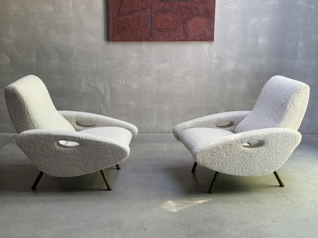 A Rare pair of Francois Letourneur Armchairs