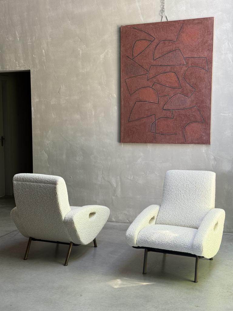 A Rare pair of Francois Letourneur Armchairs