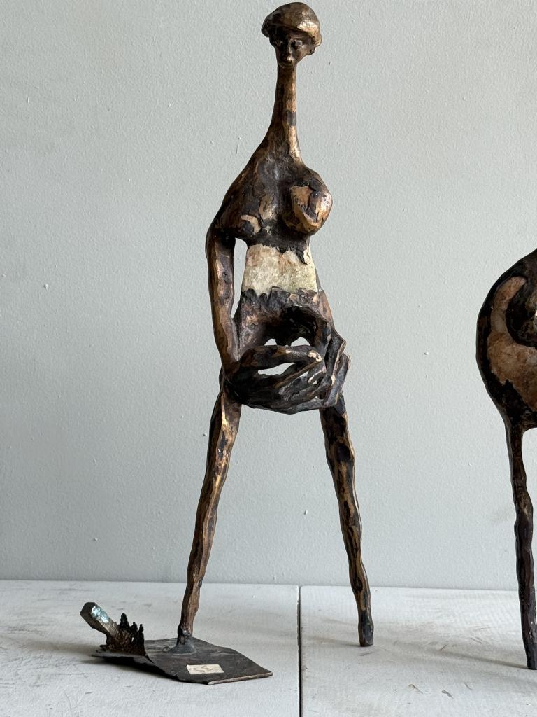 Abstract Bronze sculptures by Tadeusz Foltyn