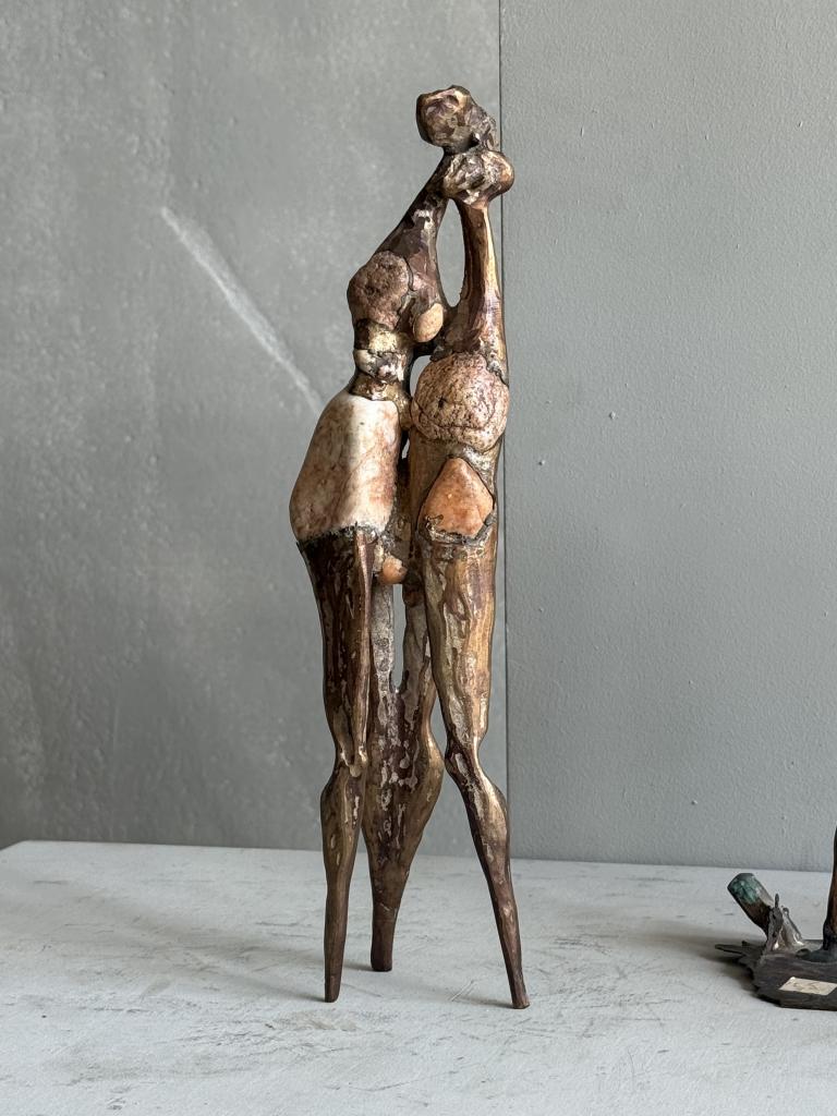 Abstract Bronze sculptures by Tadeusz Foltyn