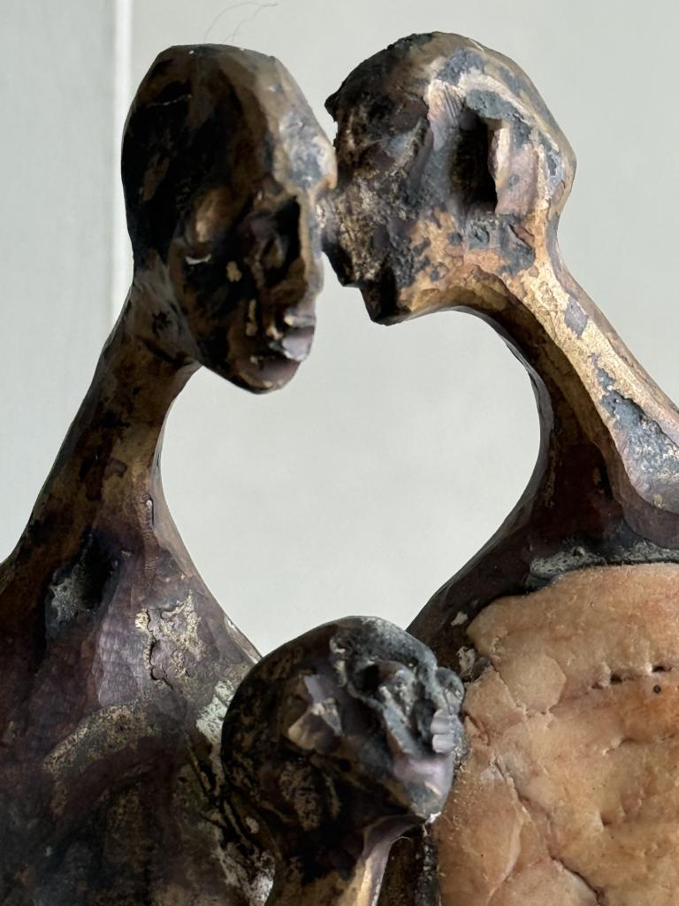 Abstract Bronze sculptures by Tadeusz Foltyn