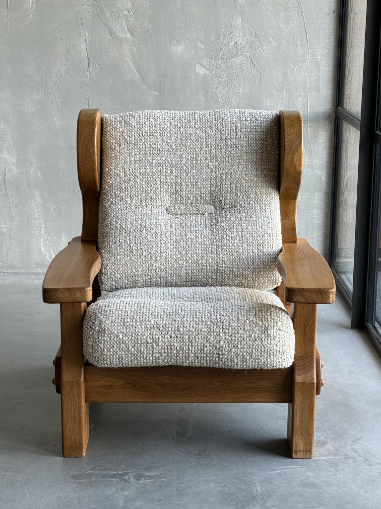 A Pair of Winged Oak Armchairs