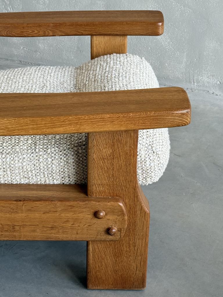A Pair of Winged Oak Armchairs