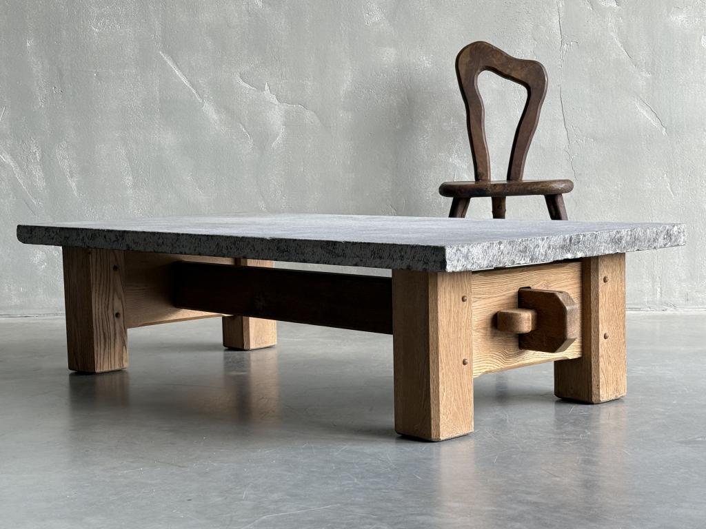 A Belgian Stone Coffee Table