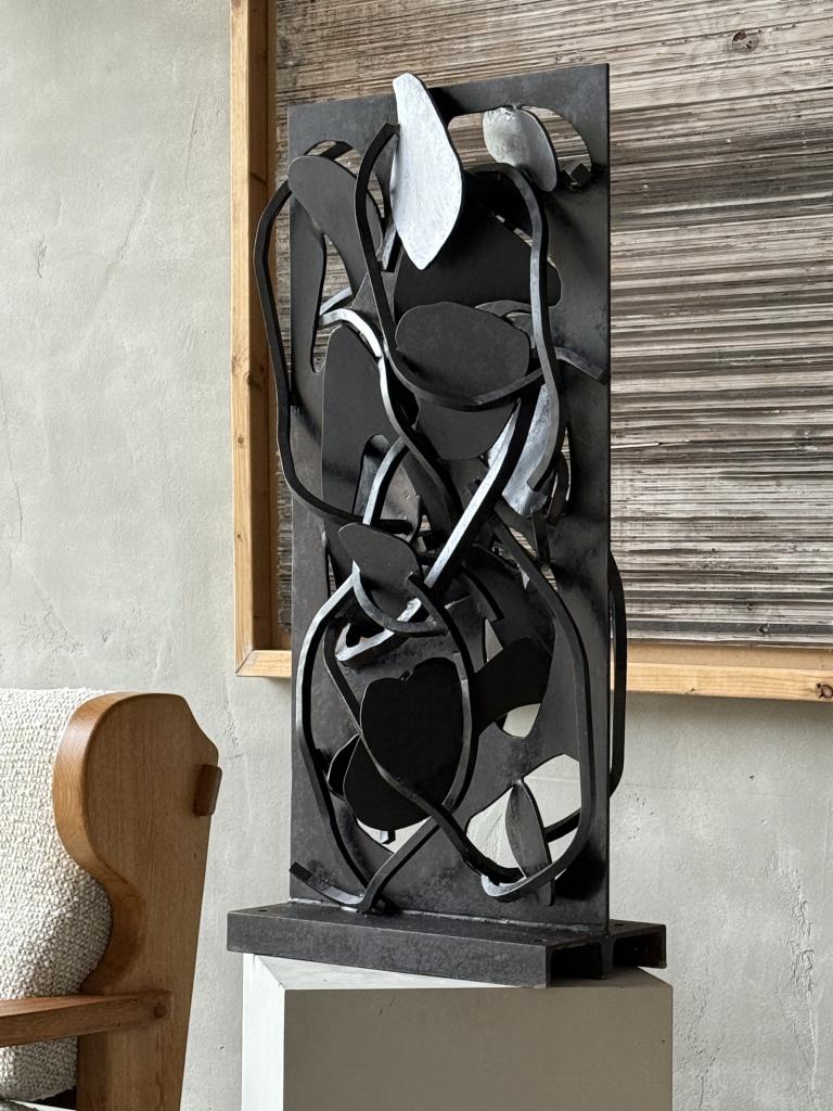 An Abstract Metal Sculpture by Jean Campa
