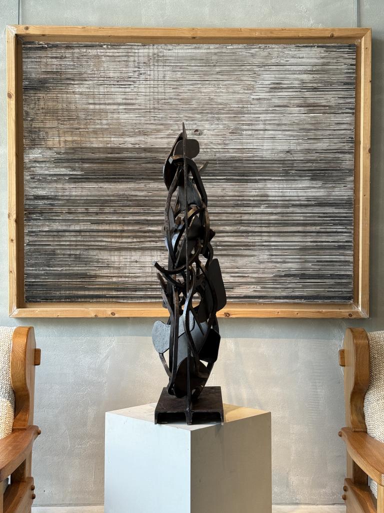 An Abstract Metal Sculpture by Jean Campa