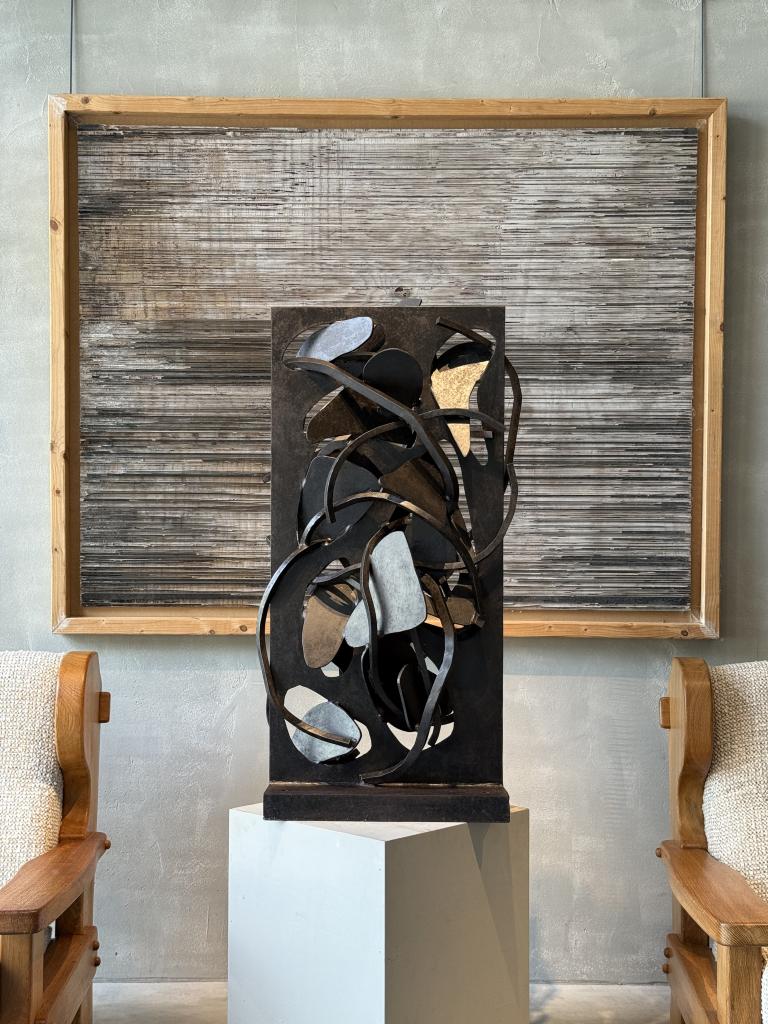 An Abstract Metal Sculpture by Jean Campa
