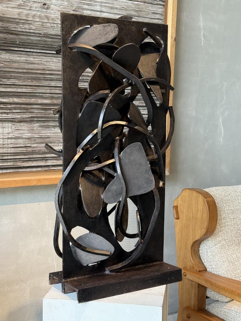 An Abstract Metal Sculpture by Jean Campa