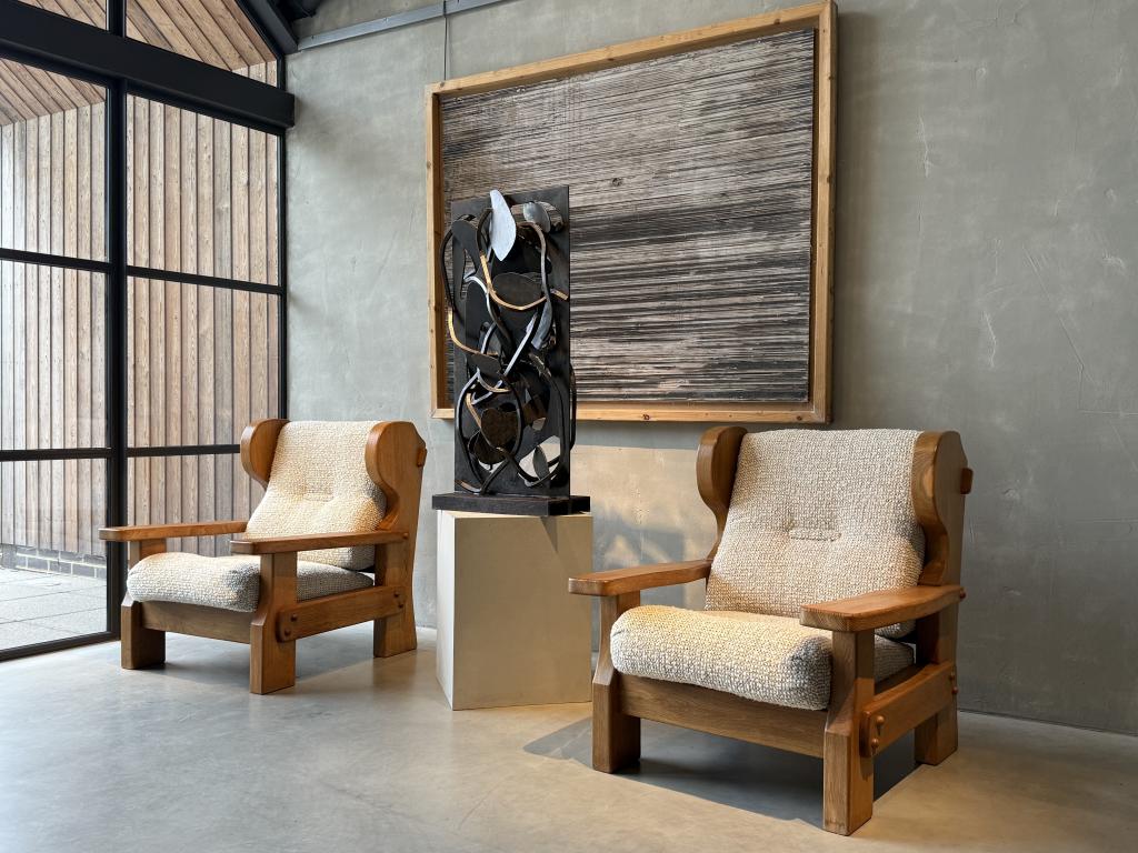 An Abstract Metal Sculpture by Jean Campa