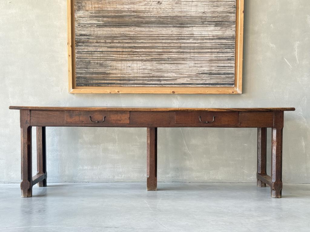 An Early C18th Chestnut Table d’Office