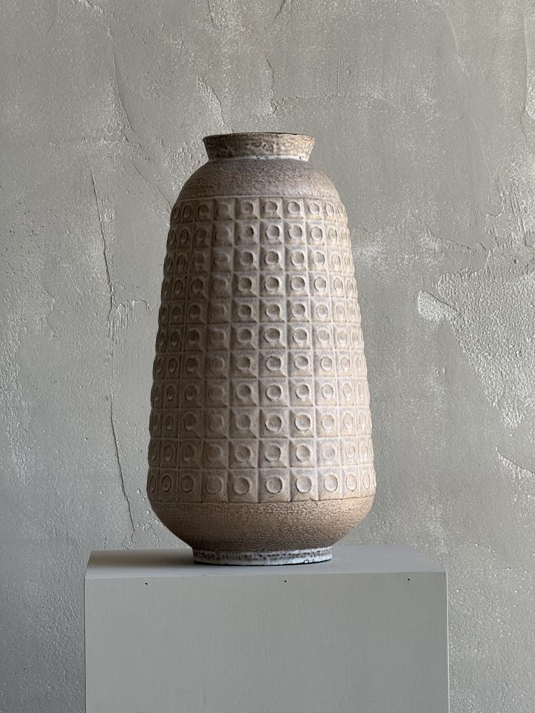 A Large 1970s Geometric Vase