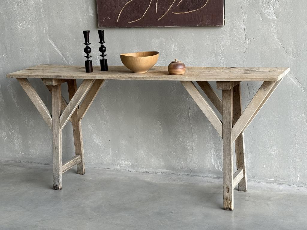 An Early C20th French Rustic Console