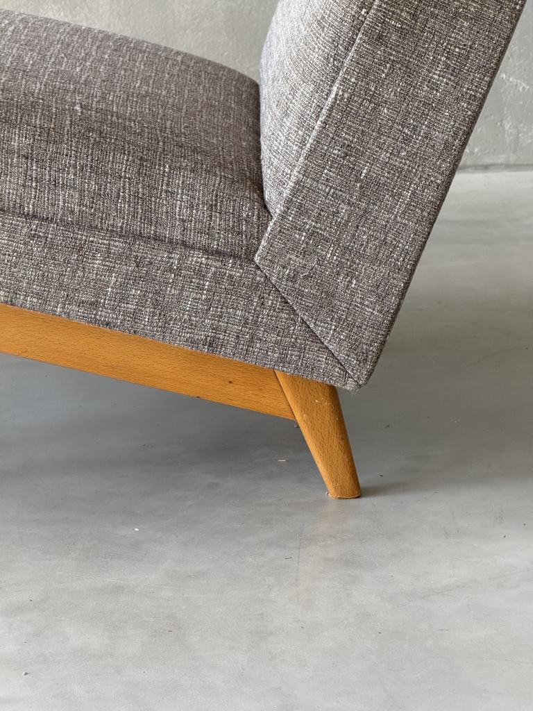 An Unusual Pair of 1950s French Armchairs