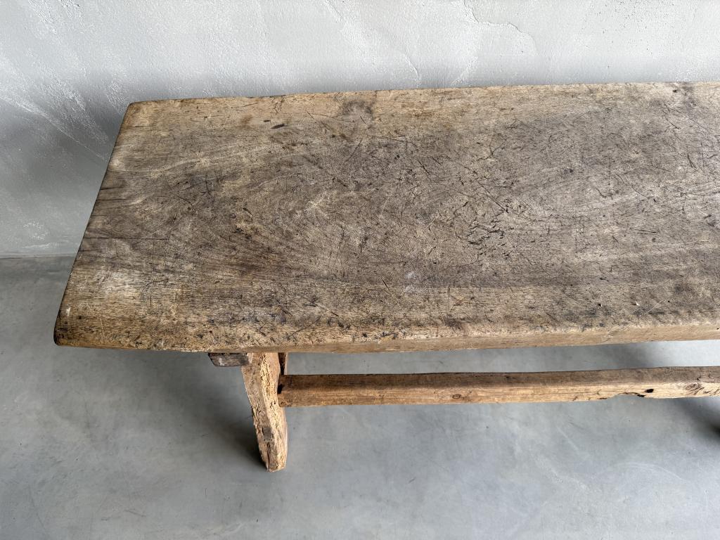 A C19th single Plank Atelier Table