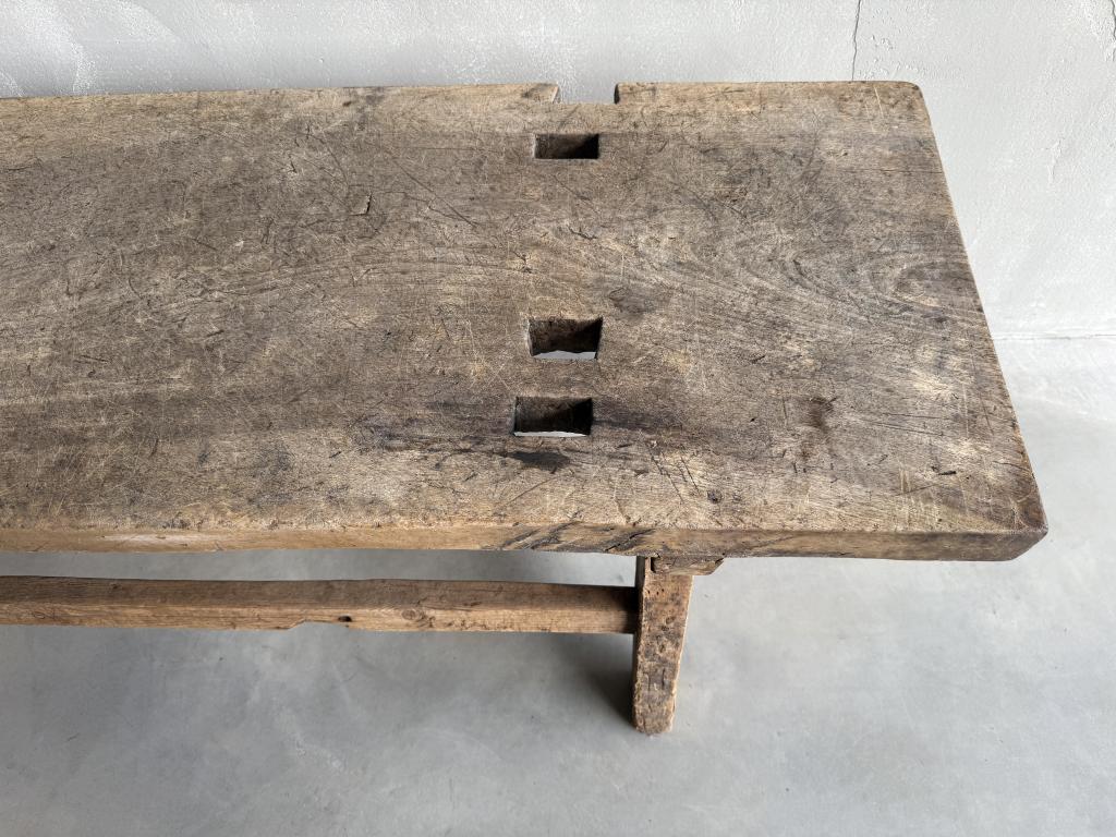 A C19th single Plank Atelier Table