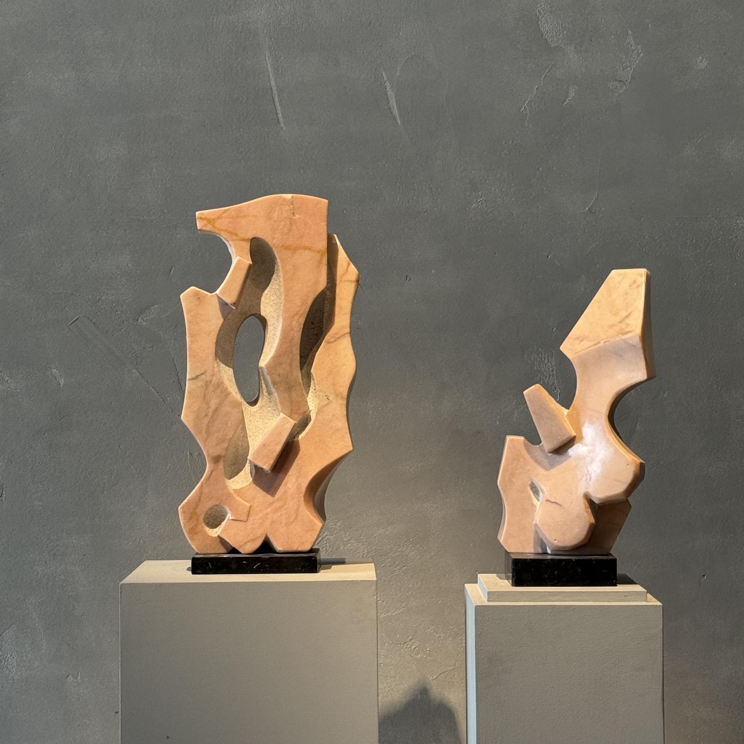 2 Marble Sculptures by Jesus Castello