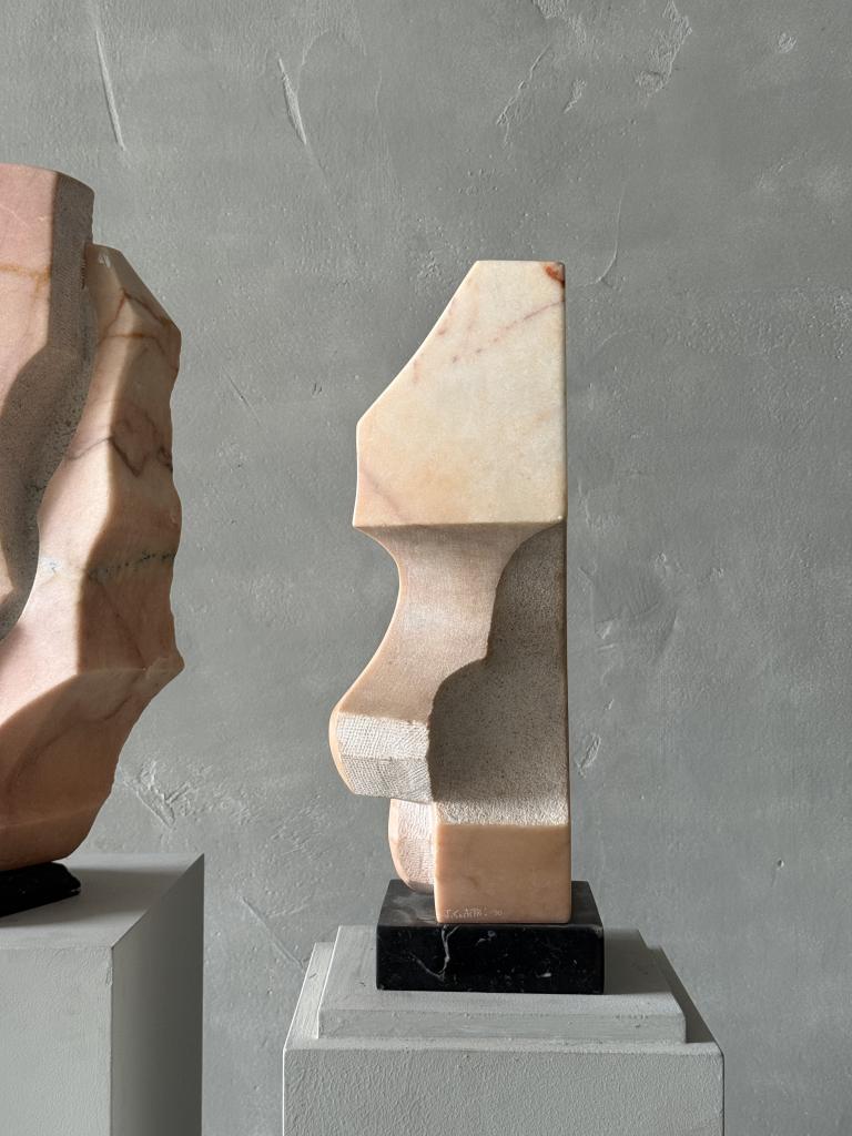 2 Marble Sculptures by Jesus Castello