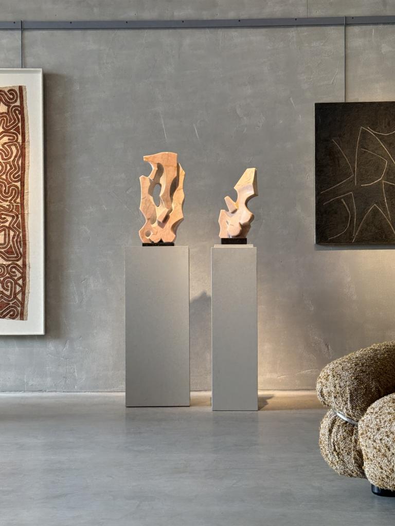 2 Marble Sculptures by Jesus Castello