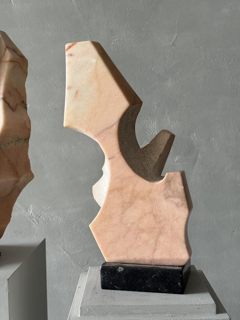 2 Marble Sculptures by Jesus Castello