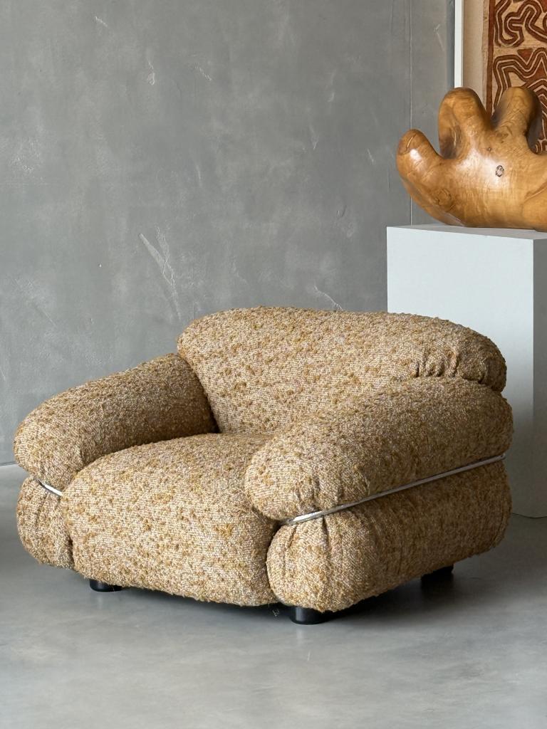 A Pair of Armchairs by Gianfranco Fratinni