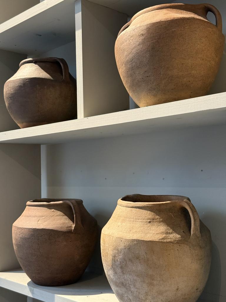 A Collection of C19th Terracotta Pots