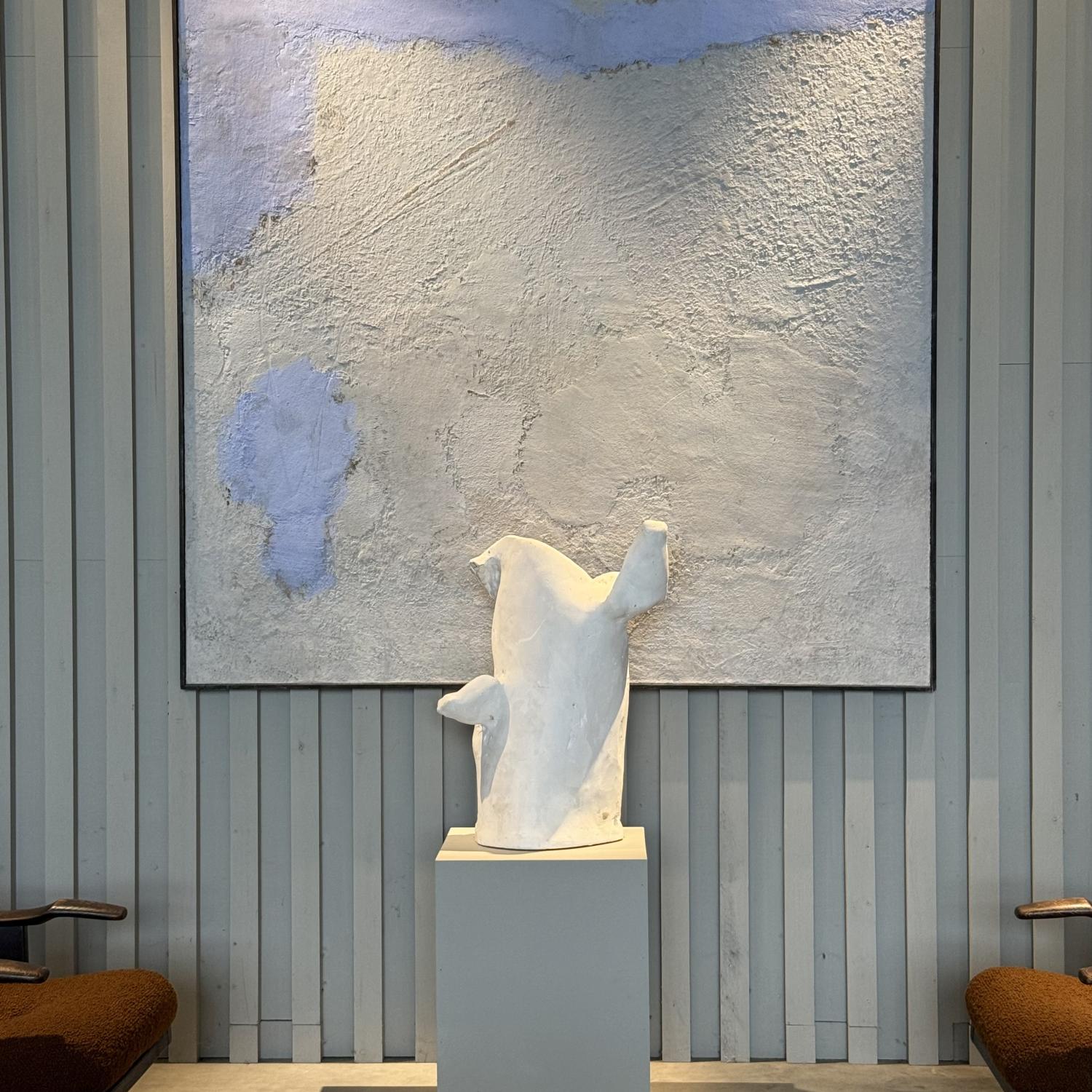 A Plaster Sculpture by Aba Carrasquer