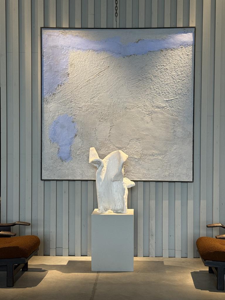 A Plaster Sculpture by Aba Carrasquer