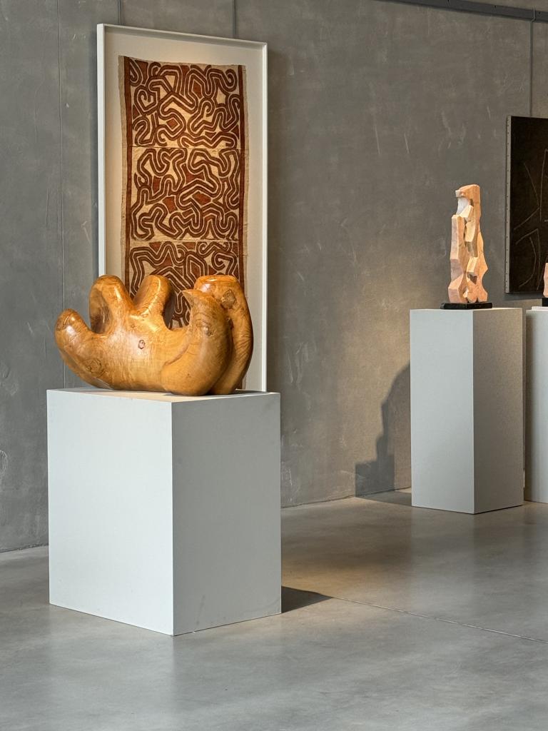 A Wooden Sculpture by Aba Carrasquer