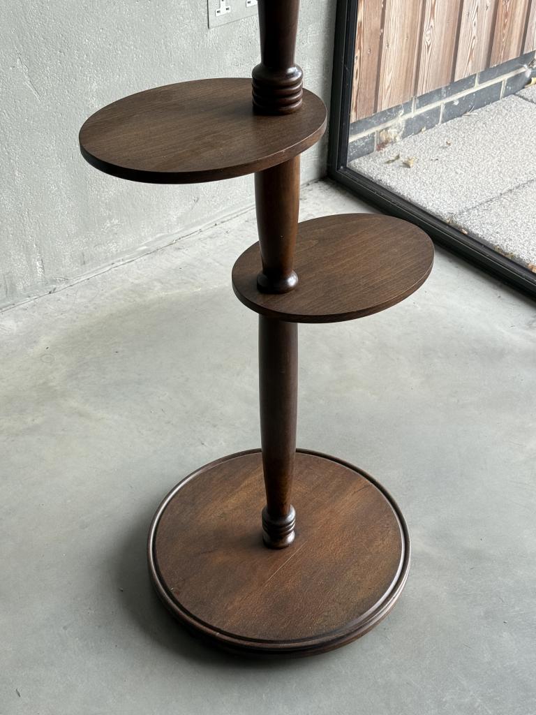 A 1930s French Wooden Floor Lamp
