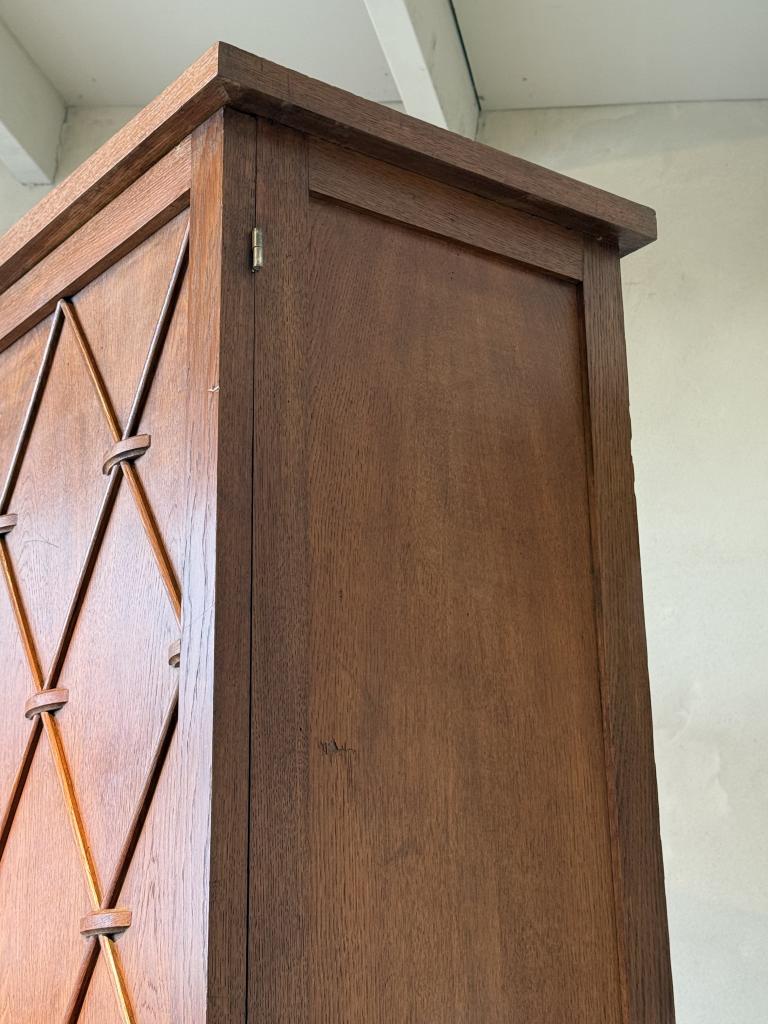A Pair of 1950s French Oak Cabinets