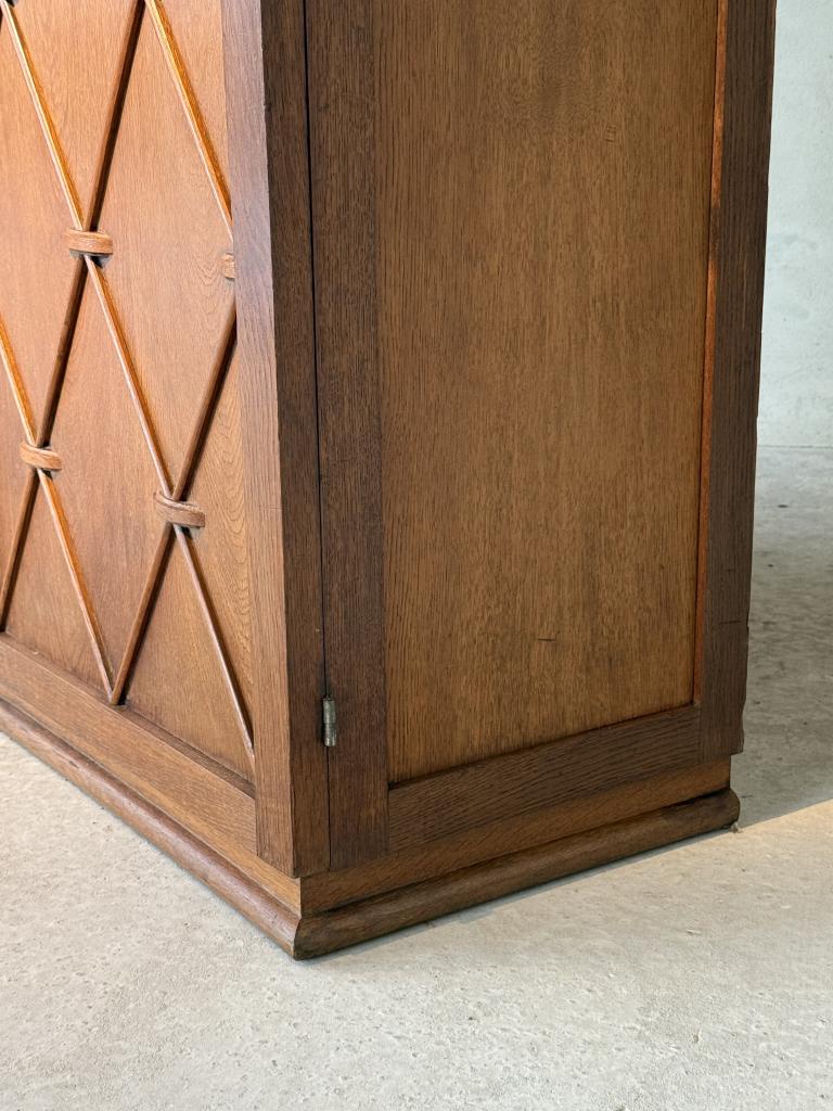 A Pair of 1950s French Oak Cabinets