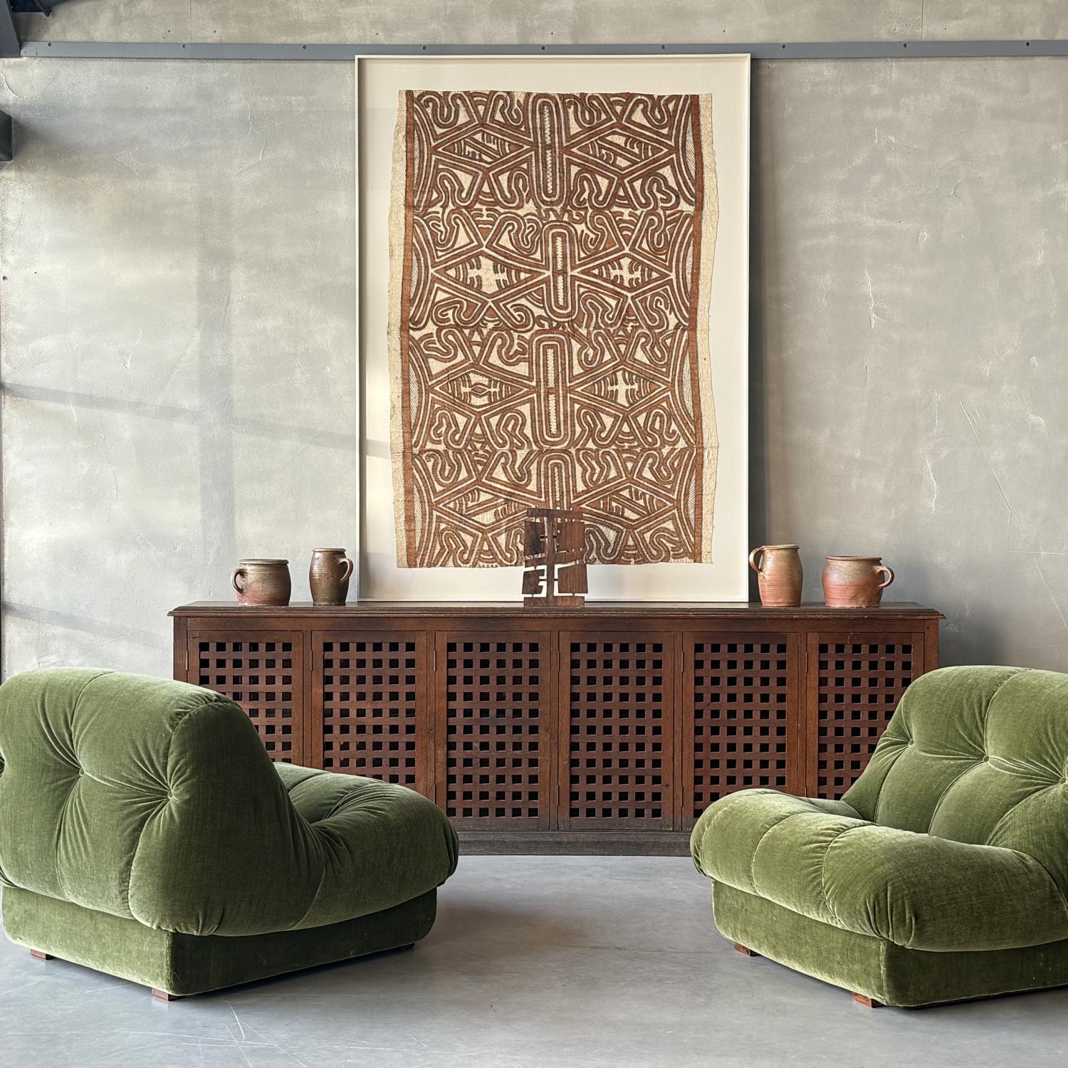 A Pair of 1970s Italian Lounge Chairs