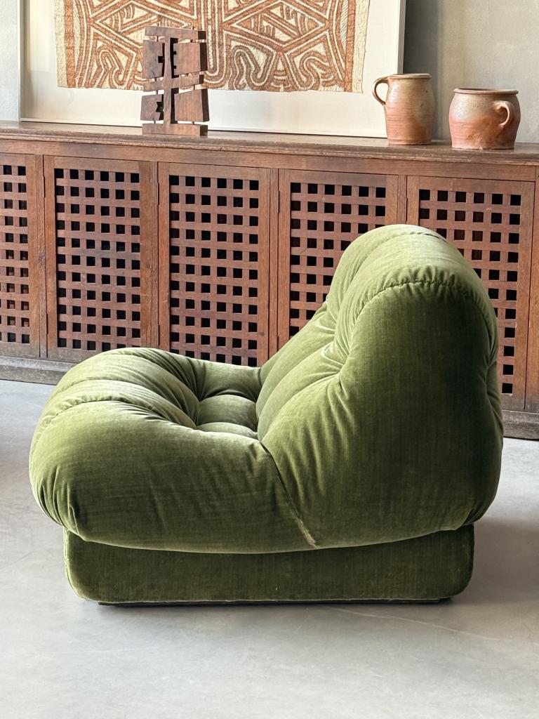 A Pair of 1970s Italian Lounge Chairs