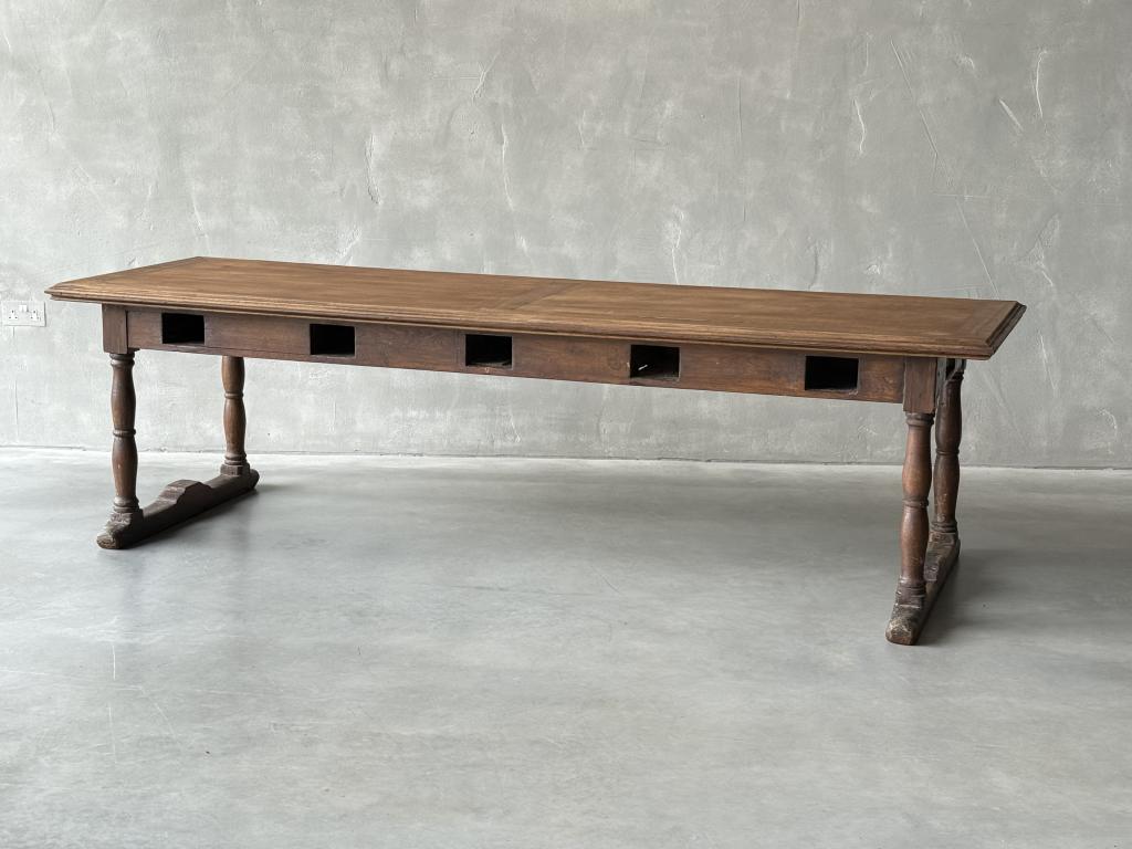 A C19th ‘Pigeon hole’ Monastery Table
