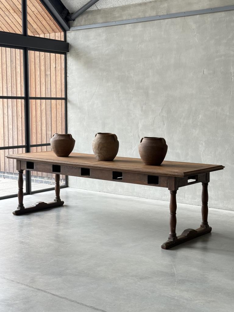 A C19th ‘Pigeon hole’ Monastery Table